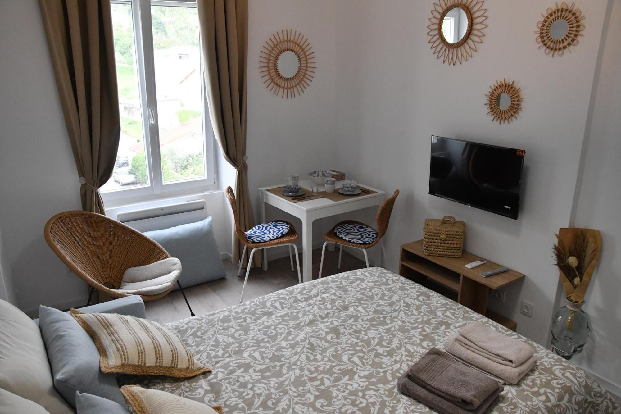 Studio Elegance Naturelle Proche Gare Voiron Extérieur photo